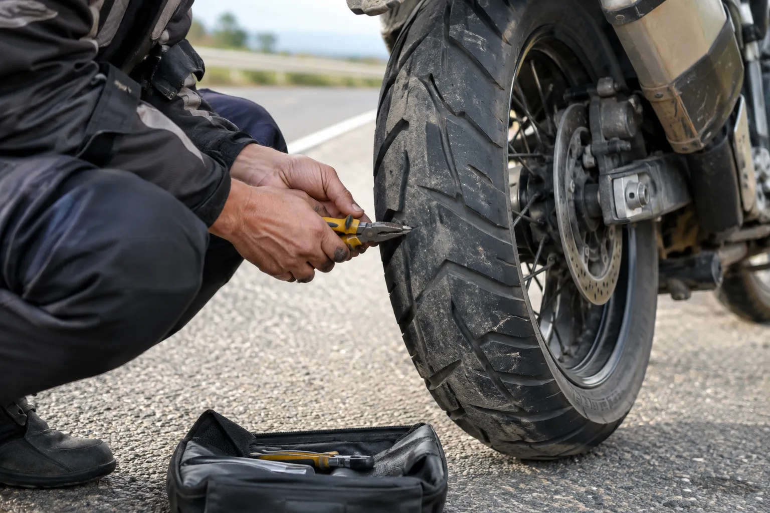 Motor Lastik Tamiri hizmeti